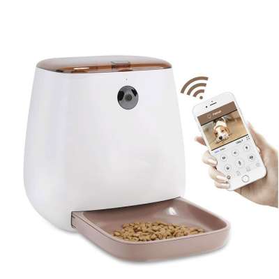 Smart 12 Meals Automatic Pet Feeder 1080P smart Tuya WiFi Pet Camera Night Version and 2-Way Audio Auto Dog Cat Food Dispenser