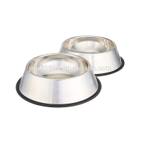 wholesale heavy duty stainless steel pet food water raised feeder bowls for cats dogs