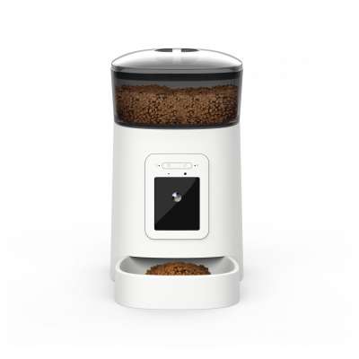 2020 Automatic pet feeder for cats and dogs wifi pet quantitative feeder with camera