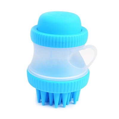 Dog Massage Wash Shower Gentle Squeezable Soap Bubble Bathing Tool Silicone Pet Hair Brush